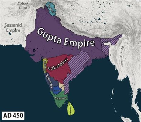 El Decrecimiento del Imperio Gupta: Un colapso de poder político y económico en la India del siglo IV